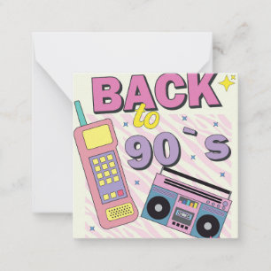 Back to 90s card