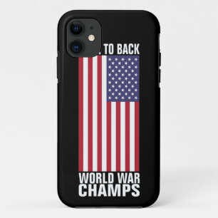 Back to Back World War Champs iPhone 11 Case