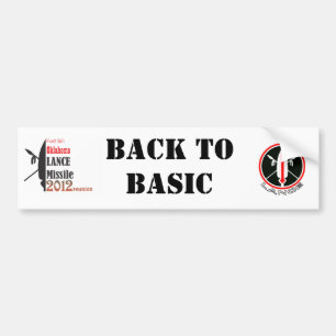 Back to Basic for the 2012 Ft Sill Runion Bumper Sticker