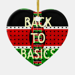 Back to Basics Ceramic Ornament