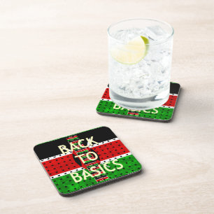 Back to Basics: Kenya Flag Themed Weaving Culture Coaster