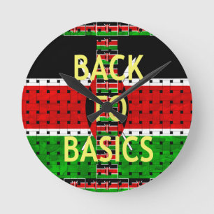 Back to Basics Round Clock