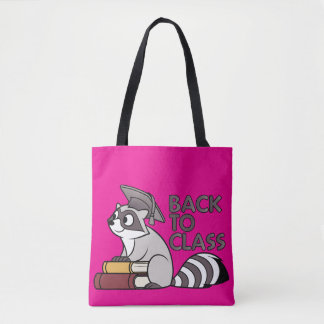Back to Class 2025 Raccoon Design Tote Bag