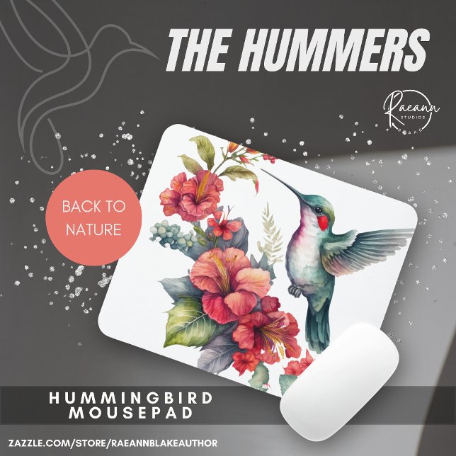 Back to Nature Hummingbird Mouse Pad (Creator Uploaded)