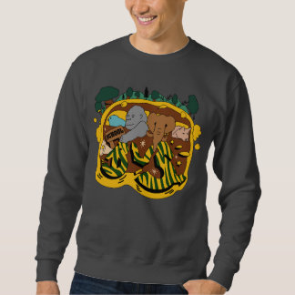 Back to old school sweatshirt