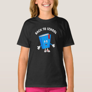 back to scholl book kids t-shirt