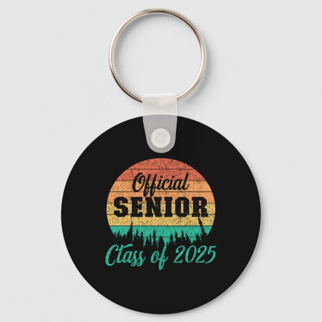 Back To School4 Senior 2025  Keychain (Front)