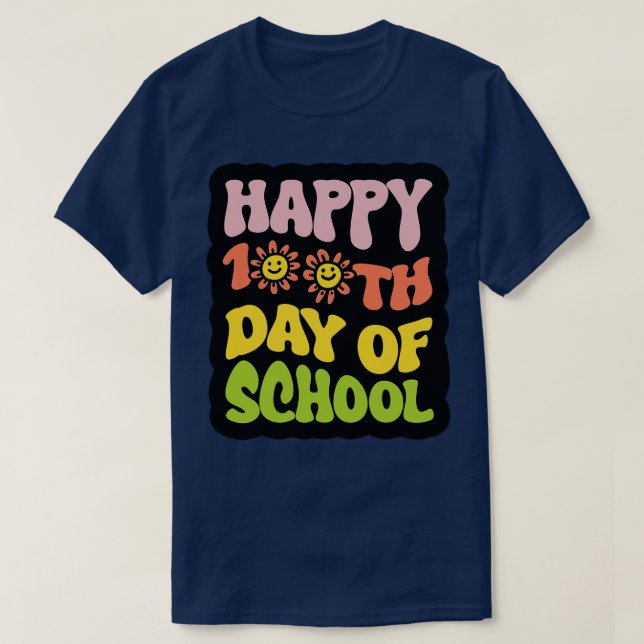 Back To School 100 Day Of School (365) T-Shirt (Design Front)