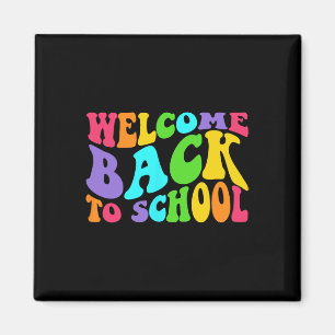Back To School 1st Day Of School Students Teacher  Magnet