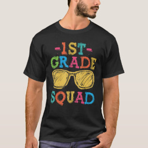 Back To School 1st Grade Squad First Day Teachers T-Shirt
