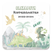 Back To School 2023 Personalized Cute Dinosaur