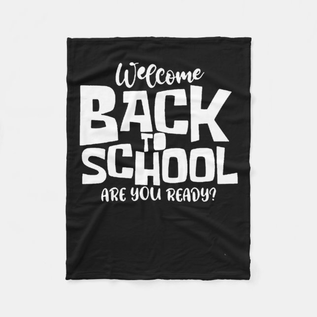 Back To School 2024-2025  Fleece Blanket (Front)