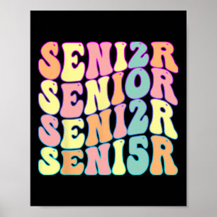 Back To School 2025 Senior 2025 Cl Of 2025 Poster