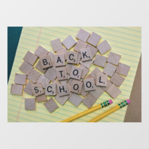 Back To School 2 Window Cling