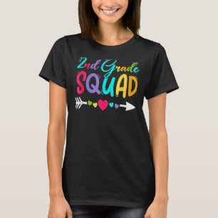 Back To School 2nd Grade Squad Teacher Student Tea T-Shirt