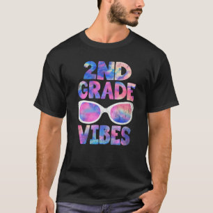 Back To School 2nd Grade Vibes First Day Teacher T-Shirt