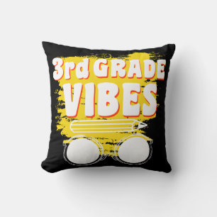 Back To School 2nd Grade Vibes Shirt First Day Kid Throw Pillow