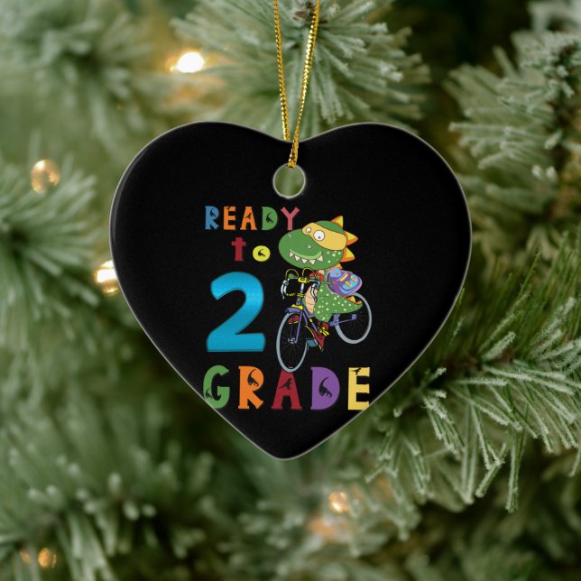 Back To School,2Th Grade Ceramic Ornament (Tree)