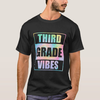 Back To School 3Rd Grade Vibes First Day Of School T-Shirt
