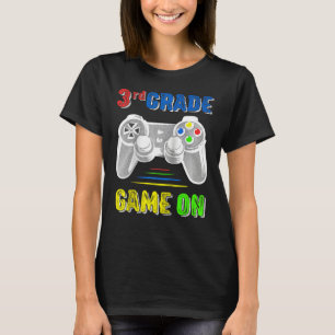 Back to School 3rd Third Grade Gamer Video Game  K T-Shirt