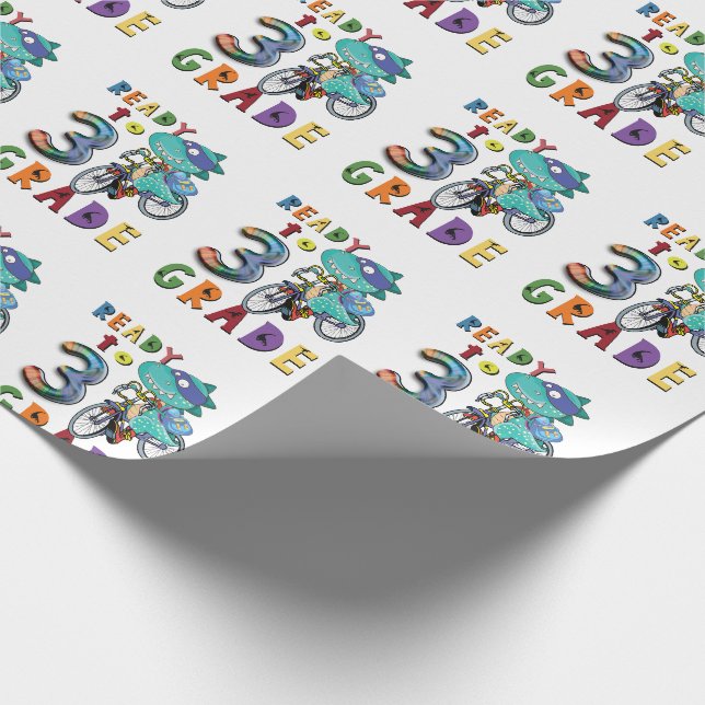 Back To School, 3Th Grade Wrapping Paper (Corner)