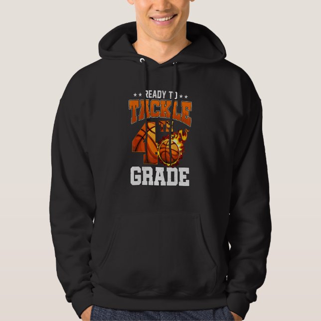 Back To School 4th Grade Awesome Second Grader Loo Hoodie (Front)