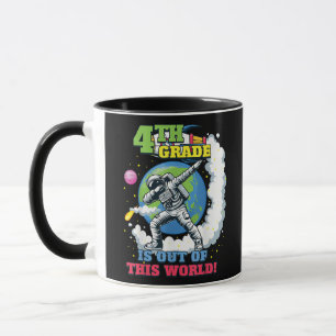 Back to School 4th Grade Space Out of this World Mug