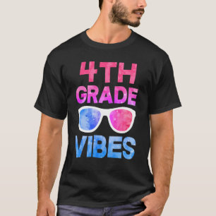 Back To School 4th Grade Vibes First Day Teacher T-Shirt