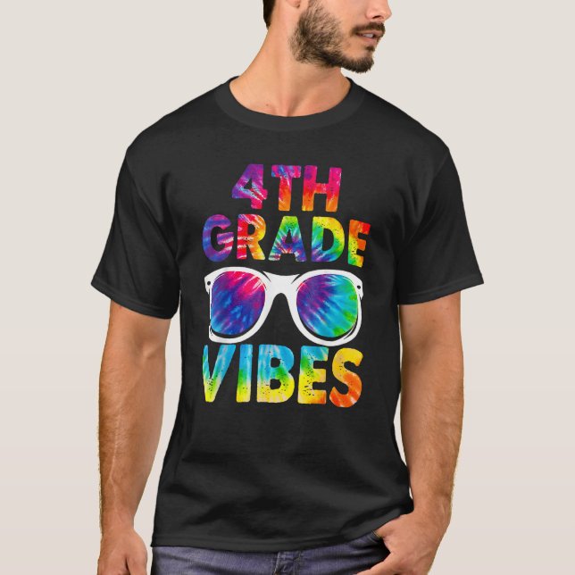 Back To School 4th Grade Vibes Shirt First Day Tea (Front)