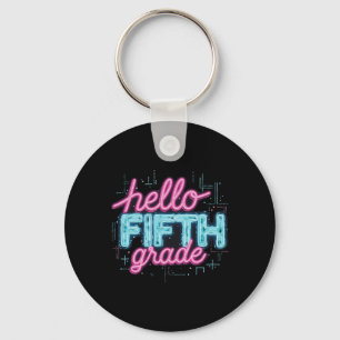 Back To School 5th Grade Collection Keychain