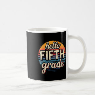 Back To School 5th Grade Outfit  Coffee Mug