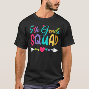 Back To School 5th Grade Squad Fifth Grade Teacher T-Shirt
