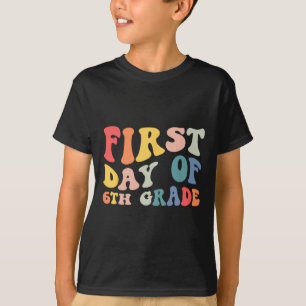 Back To School 6th Grade 6th Grade Groovy Teacher  T-Shirt