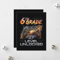 Back to School 6th Grade Gamer First Day School