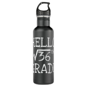 Back to school 6th Grade Square Root of 36 math ki 710 Ml Water Bottle