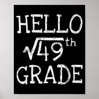 Back To School 7th Grade Square Root Of 49 Math Te