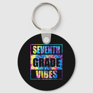 Back To School 7th Grade Vibes First Day Of School Keychain