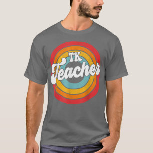 Back to School 80s Teacher squad, Retro Vintage TK T-Shirt