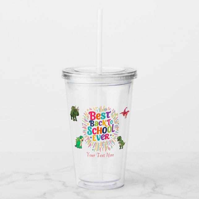Back to School Acrylic Tumbler (Front)
