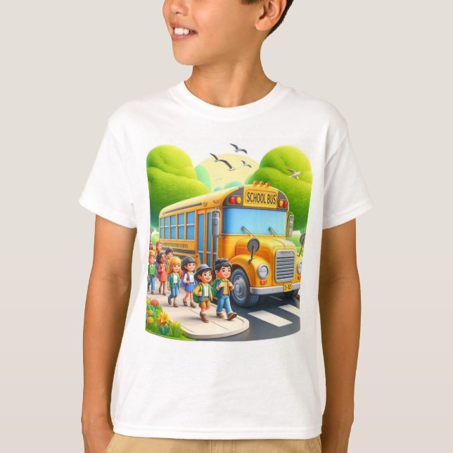 Back To School Again Boys T-Shirt (Front)