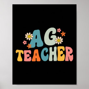 Back To School Agriculture Teachers Squad Ag Teach Poster