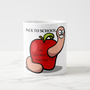 "BACK TO SCHOOL" APPLE LARGE COFFEE MUG