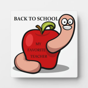"BACK TO SCHOOL" APPLE PLAQUE