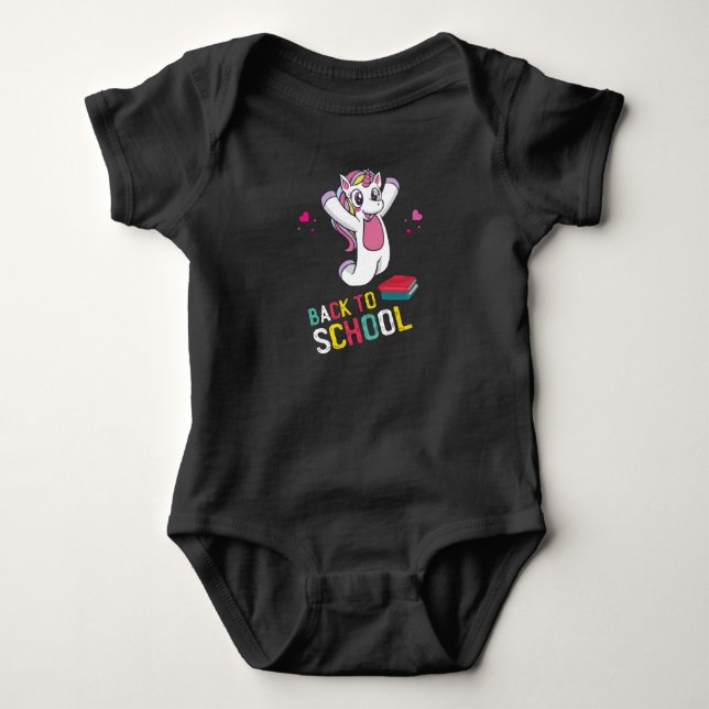 Back to school baby bodysuit (Front)