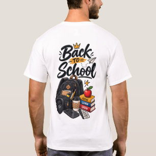 Back to School Backpack Splash T-Shirt
