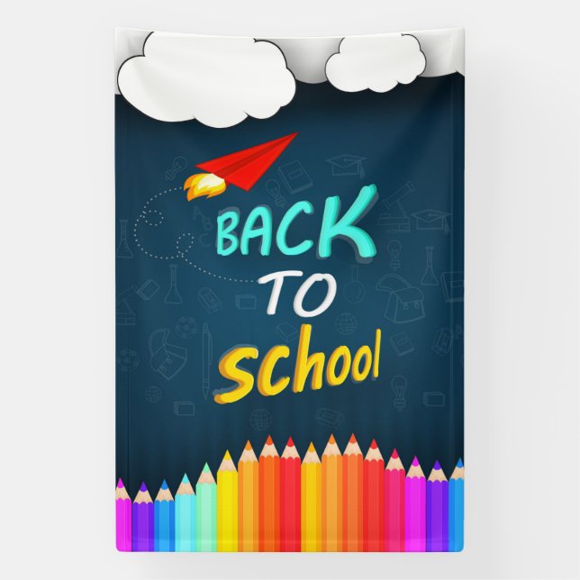 Back To School Banner (Vertical)