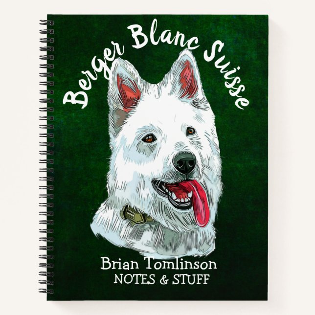 Back to school Berger Blanc Suisse Notebook (Front)