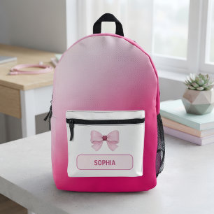Back to School & Birthday Gift, Personalized Printed Backpack