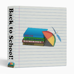 Back to School Book Stack Binder