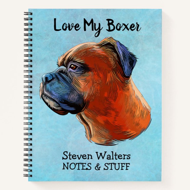Back to school Boxer notebook (Front)